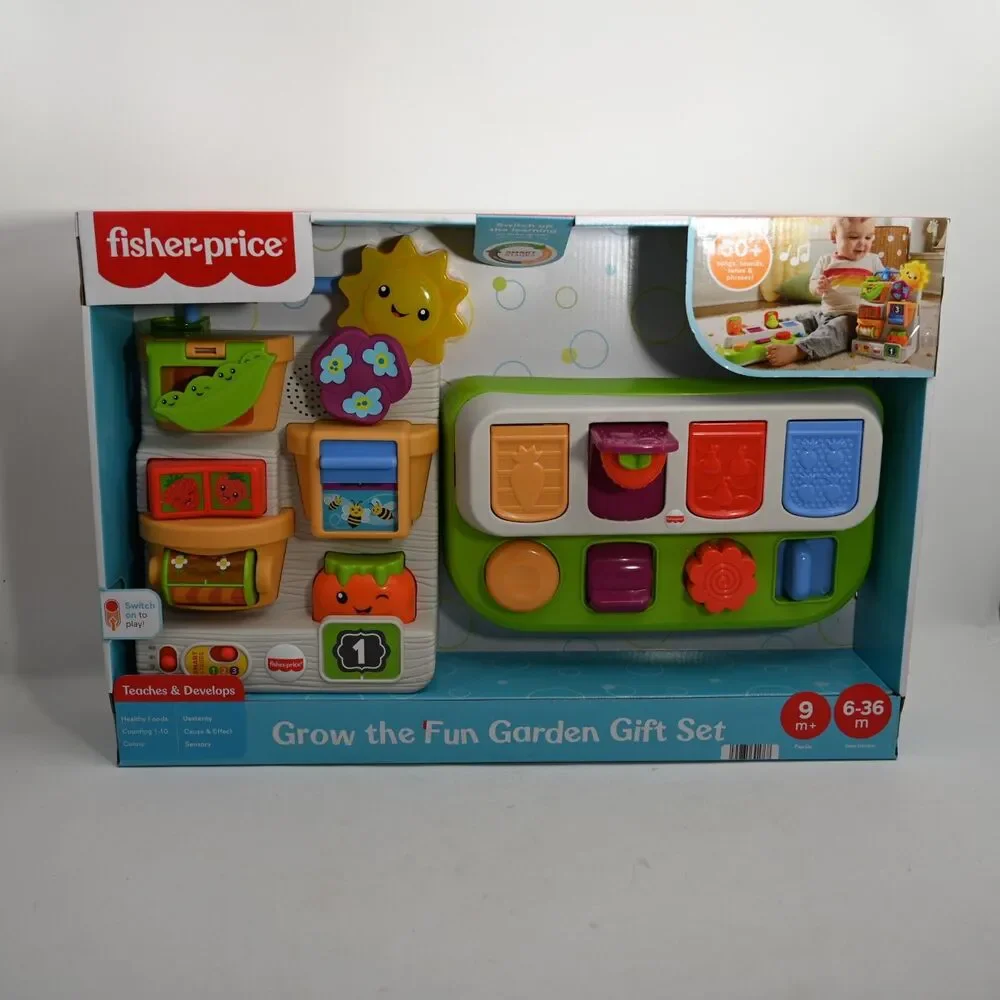Fisher Price Grow the Fun Garden Gift Set Baby Learning Toy New Sealed